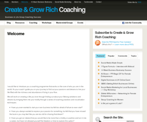 createandgrowrichcoaching.com: | Create & Grow Rich Coaching
I would like to introduce you a coaching programme that works on the core of who you are in the world. As your coach I guide you on your journey to find