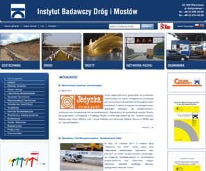 ibdim.edu.pl: Instytut Badawczy Dróg i Mostów
IBDiM - Instytut Badawczy Dróg i Mostów