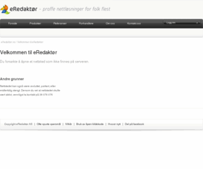 norecopa.net: Velkommen til eRedaktør
