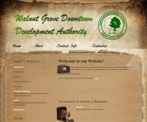 wgdda.com: Home - Home Page | Walnut Grove Downtown Development Authority
Walnut Grove Downtown Development Authority (WGDDA) is a branch of the City of Walnut Grove, Georgia, with the primary purpose being that of city planning, beautification, recreation and historical preservation.