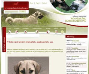 anatolian-shepherd-dog.cz: anatolian-shepherd-dog.cz - Stránky věnované ANATOLSKÉMU PASTEVECKÉMU PSU
Stránky věnované ANATOLSKÉMU PASTEVECKÉMU PSU