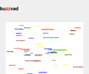 buzzvad.com: buzzvad.com
Объявления, аукцион, покупка и продажа электроники, движимого и недвижимого имущества, произведений искусств, коллекционных вещей