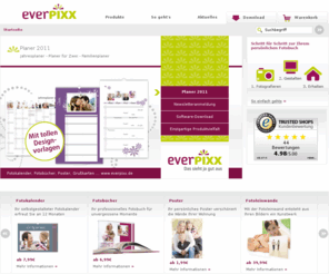 everpixx.com: everpixx- Fotokalender und Fotogeschenke selbst gestalten
everpixx- das sind selbst gestaltete Fotokalender, Fotobücher und Geschenkartikel. Mit wenigen Mausklicks gestalten Sie Ihr persönliches Unikat.