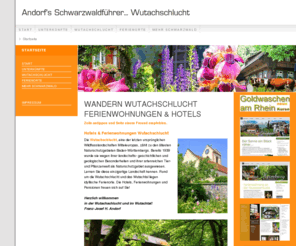 wutachtaltourist.info: Unterkunft an der Wutachschlucht in Ferienwohnung und Hotel - Zimmer
Wandern in der Wutachschlucht - Ferienwohnungen und Hotels entlang der Wutachschlucht