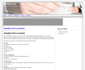 zakelijkebrief.net: Zakelijke brief >> Zoek jij een zakelijke brief voorbeeld ? Ontdek *7* tips om een zakelijke brief te schrijven ..
.. op de juiste manier!