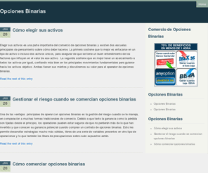 opciones-binarias.es: Opciones Binarias - Negociar opciones binarias
La guía completa de opciones binarias incluyendo cómo el comercio, artículos, estrategias, consejos y opiniones de los corredores de opciones binarias.