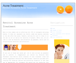 jaxloo.com: Acne Treatment - Acnezine
Treating acne with Revitol Acnezine Acne Treatment.