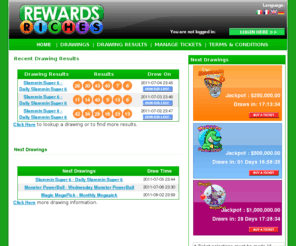 rewardsriches.com: RewardsRiches - The Net's premiere FREE online lottery
