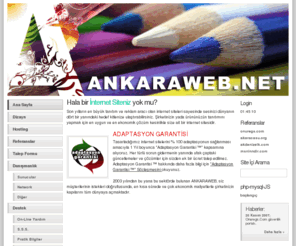 ankaraweb.net: .:: Ankara Web Tasarım - Güncelleme ve Danışmanlık Merkezi - www.ANKARAWEB.net ::.
AnkaraWeb, ankaraweb.net