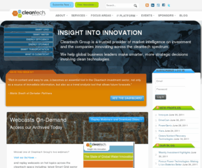 greentechsights.com: Cleantech Group | Accelerating the next wave of innovation
Global home page