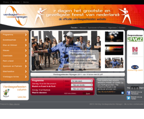 zomerfeesten.com: Vierdaagsefeesten 2011 Nijmegen - De officiële website
Officiële website van de Nijmeegse Vierdaagsefeesten 2011. Optredens, podia, playlist, bereikbaarheid en nog veel meer...