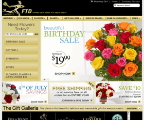ftdtechnologies.org: FTD.COM - Flowers Online | Roses, Fresh Flowers, Plants and Gift Baskets | Same Day Flower Delivery
Order flowers online for same day delivery. Shop for flowers and gifts by occasion, season or get beautiful flower bouquets delivered same day by local FTD florists.