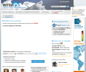 interexbelgium.com: Interex.fr, votre partenaire d'accompagnement à l'international
Interex.fr, le site de l'import export : de nombreux outils d'import export en ligne pour vous permettre de développer votre entreprise à l'international et globaliser votre activité. Interex.fr vous donne les clés pour réussir dans la mondialisation et dans la globalisation