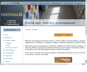 tarimas-parquet-niberma.com: Tarimas y Parquet Niberma
Tarimas y Parquet Niberma