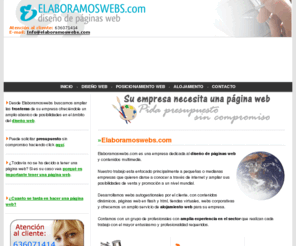 elaboramoswebs.com: Diseño web, diseño de páginas web profesionales.
Empresa dedicada al diseño de páginas web para particulares y empresas. Páginas web profesionales. Tiendas virtuales.