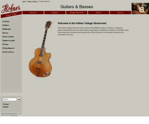 hofner-showroom.com: Karl Höfner GmbH & Co KG
Hofner, Höfner, Höfner, Guitars and Basses