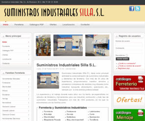 suministrosindustriales-silla.com: Suministros Industriales Silla
Suministros industriales y ferretería: herramientas, herramientas electromecánicas, pintura, bricolaje, fontanería, electricidad, etc. Más de 1000 productos a su disposición.