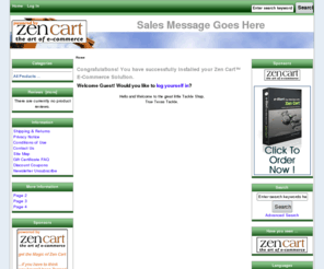 truetexastackle.com: Zen Cart!, The Art of E-commerce
Zen Cart! :  - ecommerce, open source, shop, online shopping