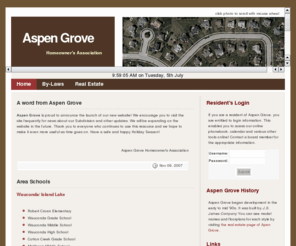 aspen-grove.org: Aspen Grove Homwowener's Association
Information architecture, Web Design, Web Standards.