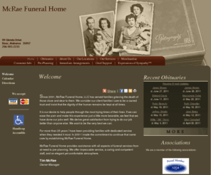 mcraefuneralhomellc.com: McRae Funeral Home : Boaz, Alabama (AL)
McRae Funeral Home provides complete funeral services to the local community.