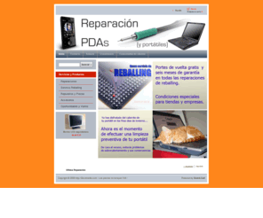 reparacionpda.com: Pagina de Inicio - ReparacionPDA.com - Reparacion de Portatiles y PDA - Reballing
Reparaciones de portatiles con garantia.