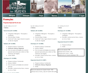 albergariadasnaves.com: Albergaria da Naves - Promoções
Entre o Douro e a Serra da Estrela, próximo de património arqueológico de Foz Côa e da fronteira com Espanha, Albergaria das Naves è uma nova e moderna unidade hoteleira existente no conselho de Trancoso distrito da Guarda. 