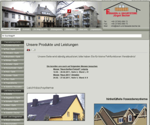 dach-und-fassade-becher.de: Unsere Produkte und Leistungen
Dach- und Fassade Becher