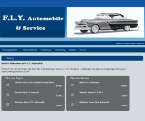 flyautomobile.com: F.L.Y. Automobile
Autogalerie