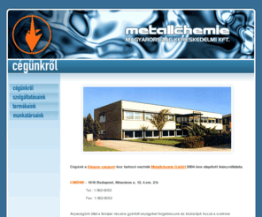 metallchemie.hu: METALLCHEMIE
