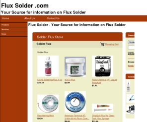 fluxsolder.com: Flux Solder - Your Source for information on Flux Solder
Flux Solder - Your Source for information on Flux Solder. Your Comprehensive Guide to Information, Resources and Links.