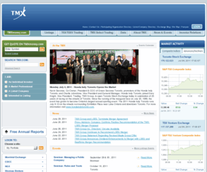 tmx.com: The Stock Market, Canadian Stock Exchange | TMX Group
Discover the Canadian stock market with current stock quotes, prices and listed companies at Toronto Stock Exchange.