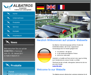 albatros-abrasives.com: Albatros: Schleifmittel - Kraftvoll und Leistungsstark
Albatros Abraisives - Schleifmittel Kraftvoll und Leistungsstark