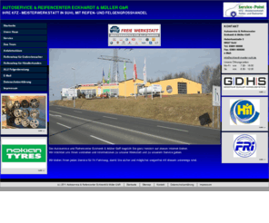eckhardt-mueller-suhl.de: Autoservice und Reifencenter Eckhardt und Müller GbR
Autoservice und Reifencenter Eckhardt und Müller GbR