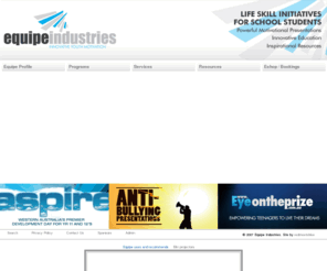 equipeindustries.com: Youth Motivation Education Resources - Equipe Industries
Equipe Industries - Develop leadership, build esteem, promote values, enhance motivation