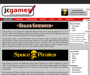 jcgames.de: jcgames: freie Rollenspiele
jcgames: Das Weltenbuch Das Weltenbuch Homepage News Galerie Forum Wiki Downloads Grundregelwerk Karte Das Weltenbuch gibt es auch als Softcover. Das Weltenbuch ist ein satirisches Fantasyrollenspiel. Es spiel