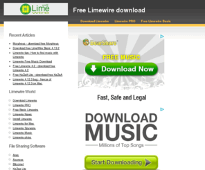 limewireworld.info: Free Limewire download
