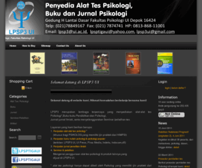 lpsp3.com: LPSP3 Fakultas Psikologi UI
LPSP3 UI, penjualan alat-alat tes psikologi, jurnal psikologi, buku psikologi, jual alat tes, universitas indonesia, 