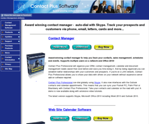 contactplus.com: Contact Manager
Contact Management Software, Home Inventory Software, Web Calendar Software and more