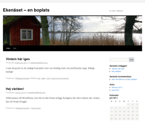 hedenfalk.com: Ekenäset – en boplats | En idyll i Småland
