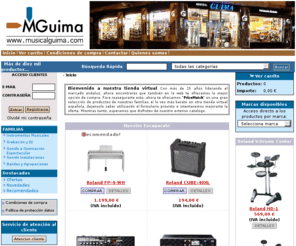 musicalguima.com: Musical Guima on-line
Venta de instrumentos musicales, sonido e iluminación profecional en Granada, España