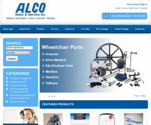 alcosales.com: ALCO Sales & Service Co. Healthcare Equipment, Parts, Casters, & Repairs
