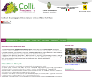 collidifontanelle.com: :: Colli di Fontanelle :: Sant'Agnello - Official Web Site
Colli di Fontanelle, Mostra Mercato di prodotti tipici dal 26 al 29 Agosto. Comune di Sant'Agnello Colli di Fontanelle