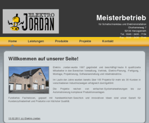 elektro-jordan.eu: elektro jordan meisterbetrieb schaltschrankbau und elektroinstallation 52134 herzogenrath
kompetente und transparente durchführung von projekten im bereich schaltschrankbau und elektroinstallation.