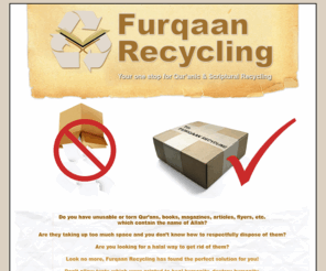 furqaanrecycling.org: Furqaan Recycling - Your one stop for Qur'anic & Scriptural Recycling
