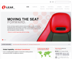 lear-eisenach.de: Lear : Leading global supplier of automotive seating systems and electrical power management systems
The Official Site of Lear Corporation. Leading global supplier of automotive seating systems and electrical power management systems