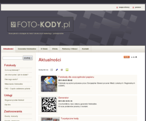 foto-kody.pl: Foto-kody.pl - Foto-kody.pl
fotokody mobile marketing kampanie nowości