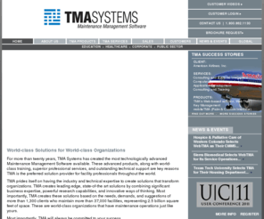 parkworks.com: Welcome To TMA Systems
TMA Systems has created the most technologically advanced Maintenance Management Software available