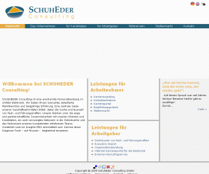 schuh-eder.com: Startseite - Schuh-eder.de
SCHUHEDER Consulting ist eine anerkannte Personalberatung im Umfeld Elektronik.