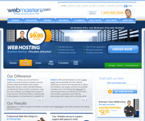 webmasters.com: Webmasters.com ~ PHP Web Hosting, PHP Hosting, ASP Hosting, MySQL Hosting, Business Hosting, Cheap SSL ...
$9.95/month business hosting, PHP web hosting, PHP hosting, ASP hosting, PHP MySQL hosting, ecommerce webhosting with SSL, Perl, free shopping cart