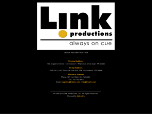 linkprfx.com: Link Productions :: Always on Cue :: 787-724-7296
